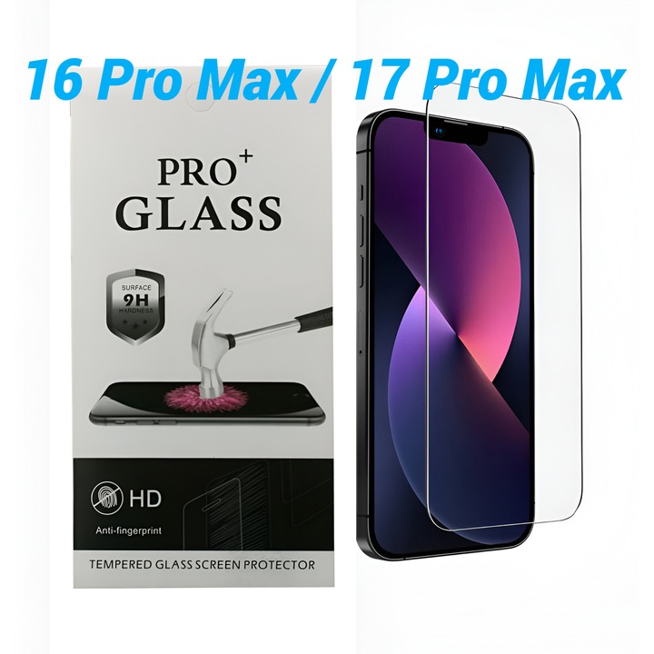 Folie Protectie Premium 0, 2 mm pentru Iphone 16 Pro Max / 17 Pro Max