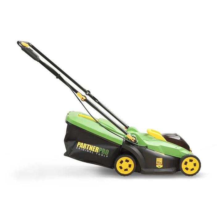 Masina de Tuns Gazonul PartnerPro pe Acumulator PP-BLM20V 20V / 4Ah 4500 Rpm Fara Carbuni 5 Trepte