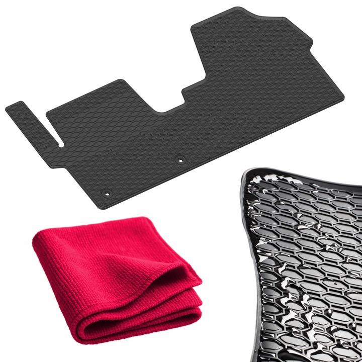 Set covorase auto Geyer&Hosaja pentru Opel Vivaro 3 III C, 2019-prezent, negru