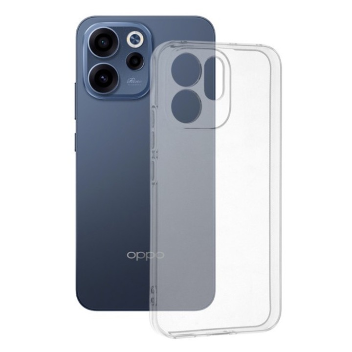 Husa Upzz® Compatibila Cu Oppo Reno 15 Pro 5G, Slim, Pastreaza Aspectul Original, Protectie La Camere, Transparenta