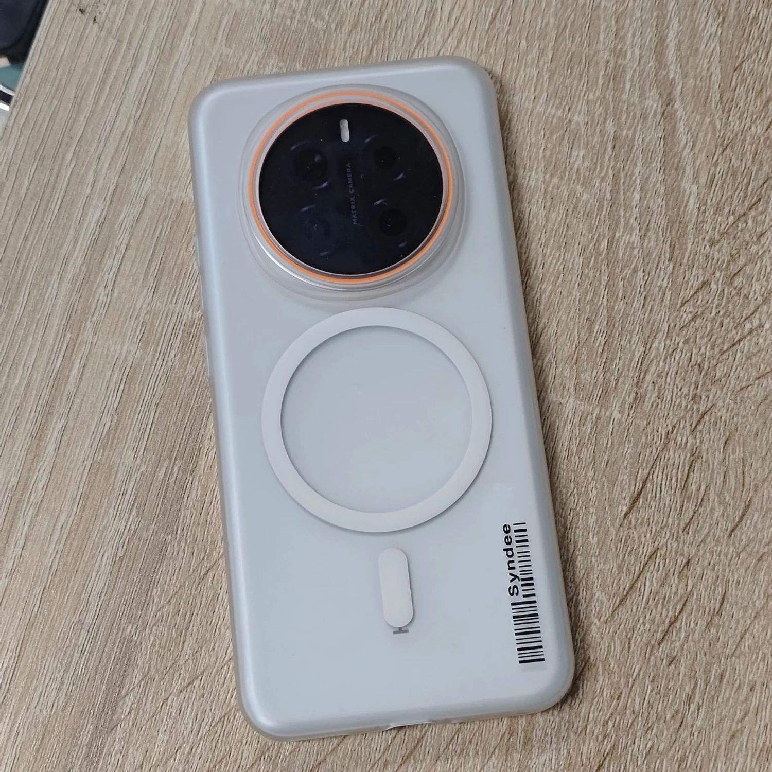 Husa telefon pentru Honor Magic 8 Pro, Magnetic MagSafe, slim ultra-light, Coaja dura mata, Alb/Transparent