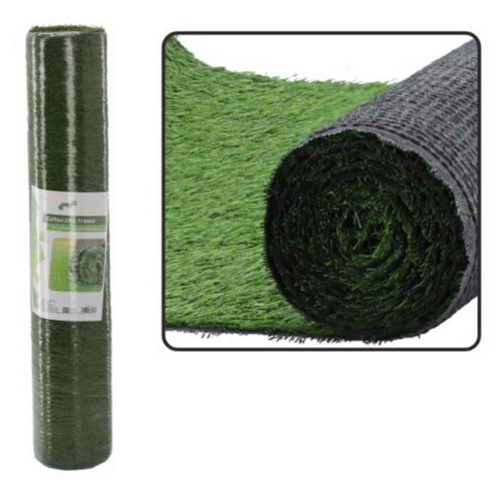 Gazon artificial 1 M X 5 M (grosime 10 mm)