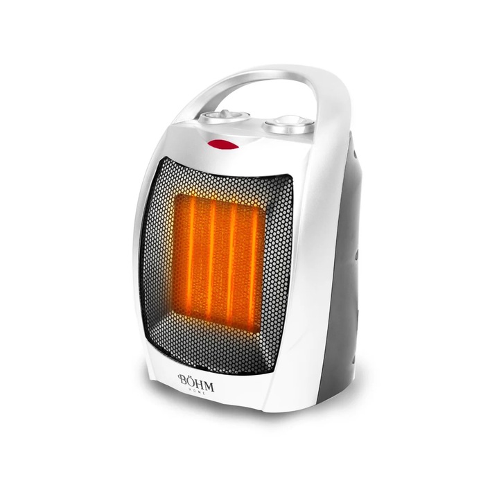 Elektromos kerámia melegítő BoHM BTC06A, 1500 W, 2 teljesítményfokozat, 20-25m2