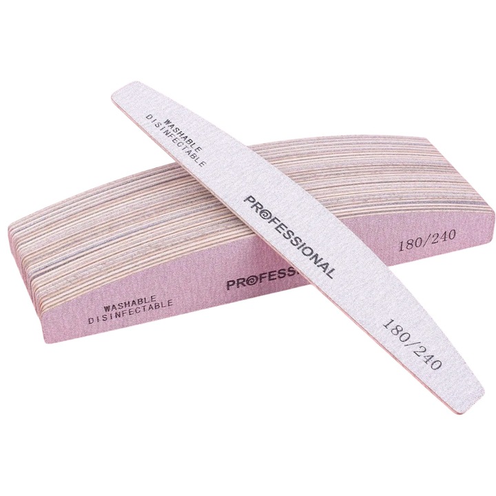 Set pile cosmetice, 180/240, reutilizabile, 7 bucati