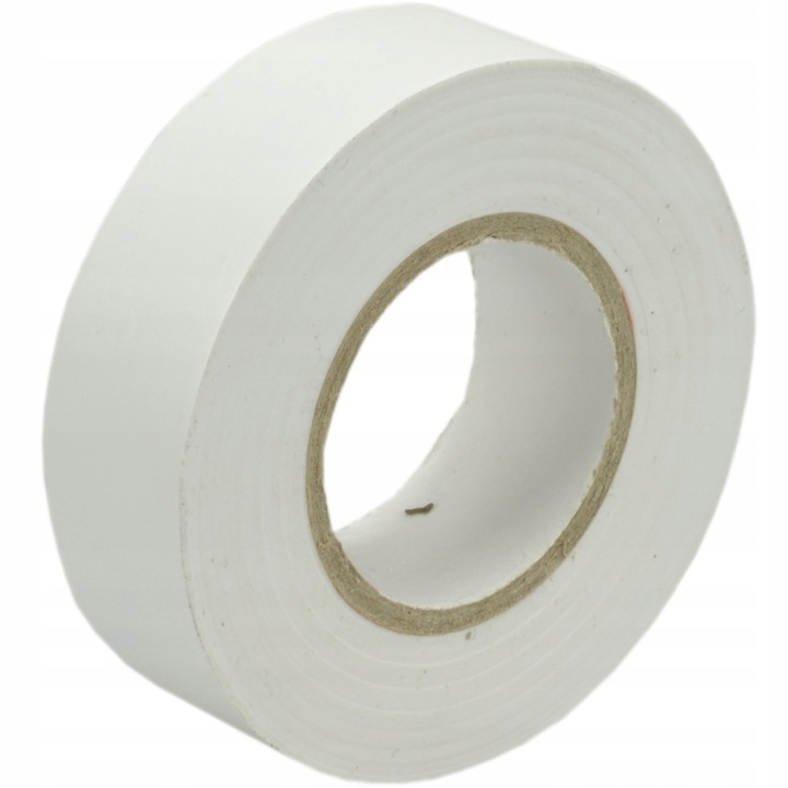 Banda izolatoare alba 20m x 19mm Stalco