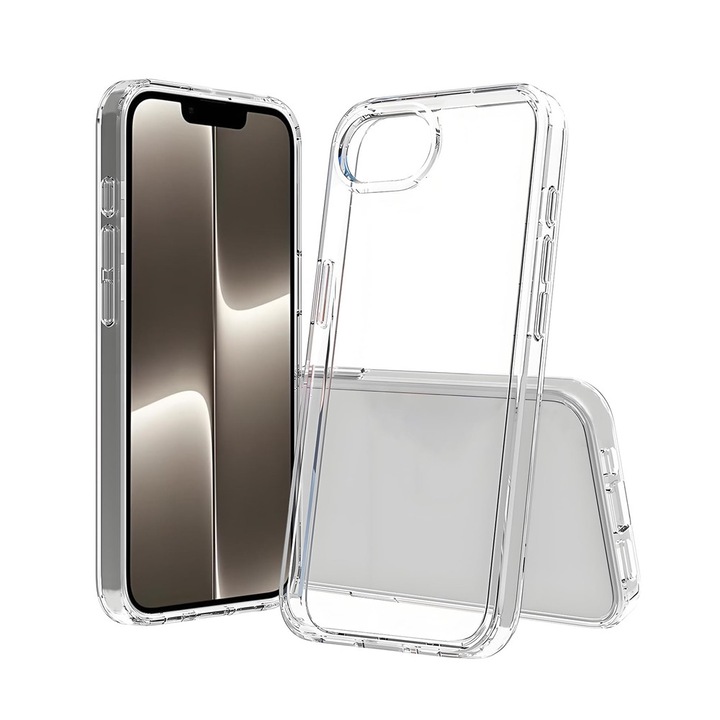 Husă de telefon Tokgalaxis compatibilă cu iPhone 17e - de silicon transparentă pentru spate