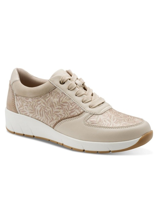 Jana Jana női fűzős cipzáras bézs mix sneaker félcipő 23796-46-449 07744