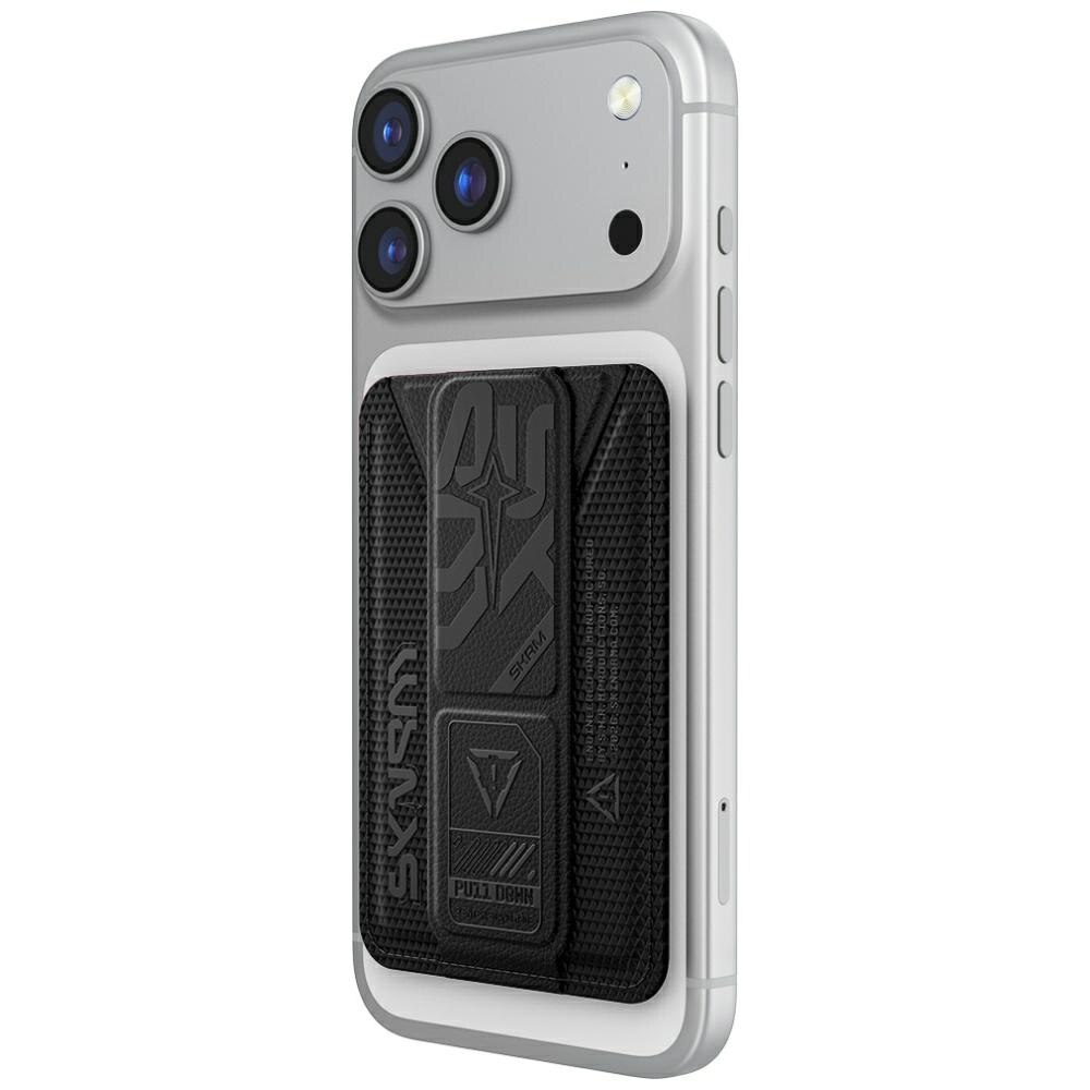 Portofel Skinarma Kado Phantom cu Stand, Compatibil MagSafe, Negru