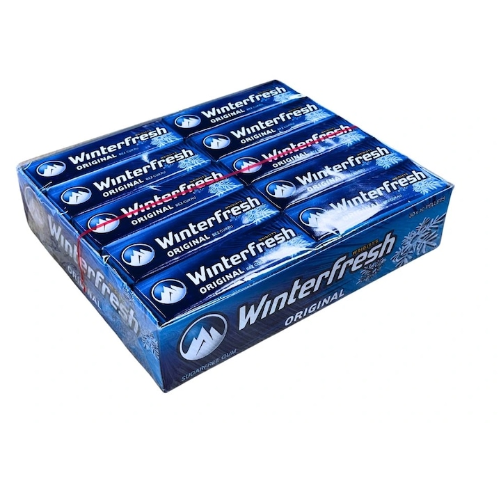 Guma de mestecat Winterfresh Original, set 30 pachete x 14 g, 420 g