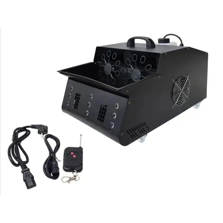 Masina de fum Tea Sports, 3000W, 18 LED-uri, control cu telecomanda, 550x380x350mm