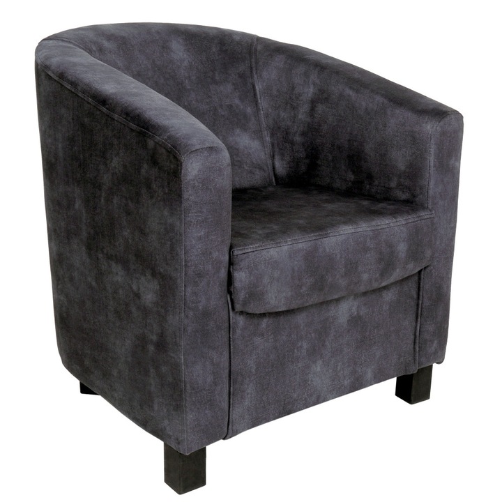 Fotoliu David - stofa P17 - gri