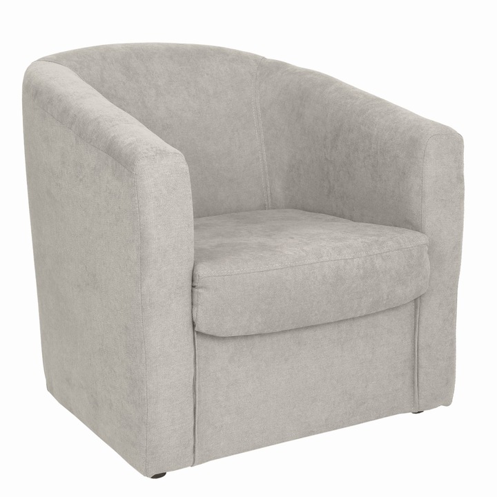 Fotoliu Tudor - stofa K8 - crem