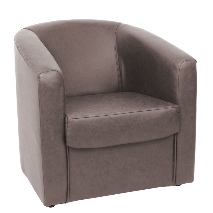 Fotoliu Tudor, bej, 68x65x76cm, înălțime șezut 37cm, HORECA