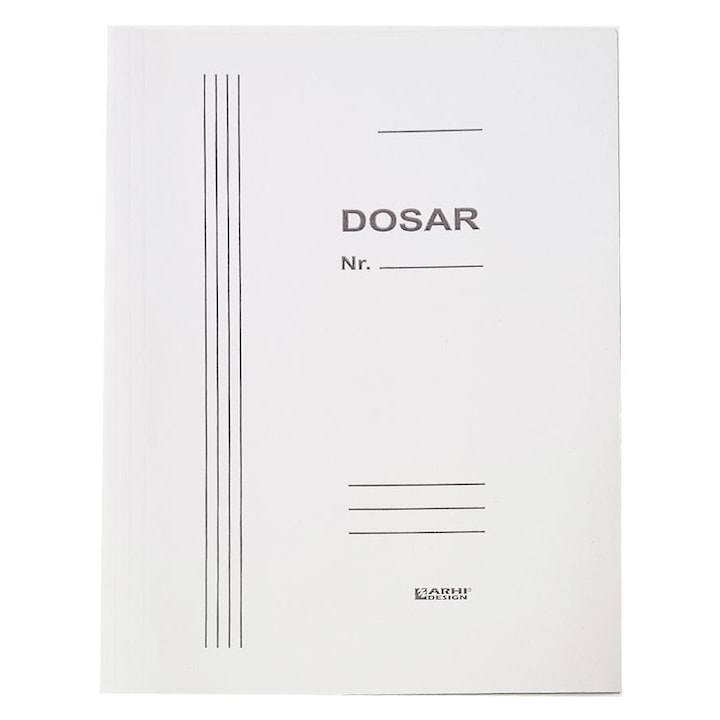 Dosar sina carton, 230 g/mp, set 25 bucati