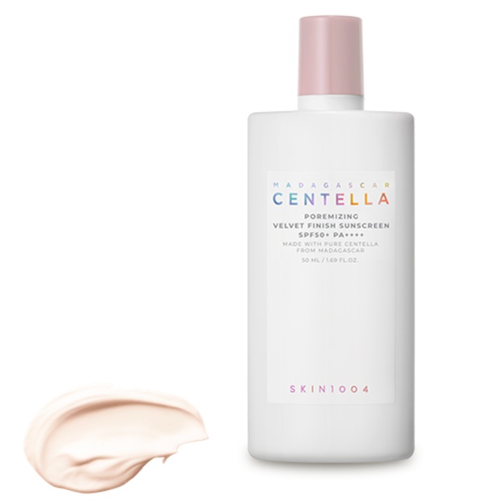 Lapte de Protectie Solara Skin1004 Poremizing Velvet Finish Tone-Up 50ml (SPF50+ PA++++ )