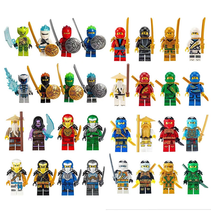 Set 48 Figurine Ninjago, Fokelyi, Plastic, Multicolor - eMAG.ro