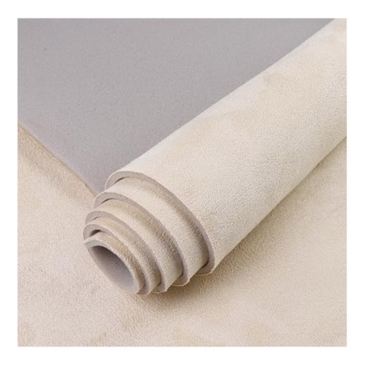 Alcantara műbőr tekercs TAPET 0.75x2.5m, bézs, autó kárpitozáshoz