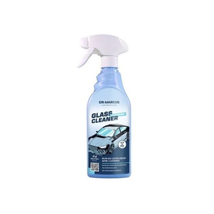 Solutie pentru curatarea geamurilor auto Dactylion Hypershine Glass Cleaner, 550 ml, eficienta, fara urme