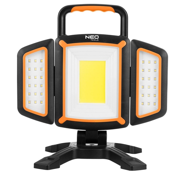 Neo munkalámpa, 2000lm, LED, újratölthető