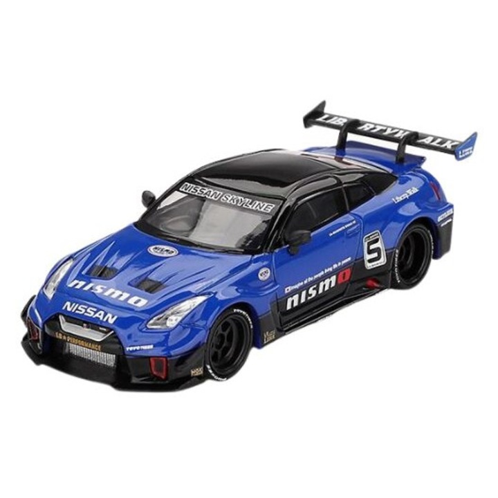 Mini GT Nissan Gtr R35 Lb-Silhouette autómodell, többszínű, 1:64, 7cm