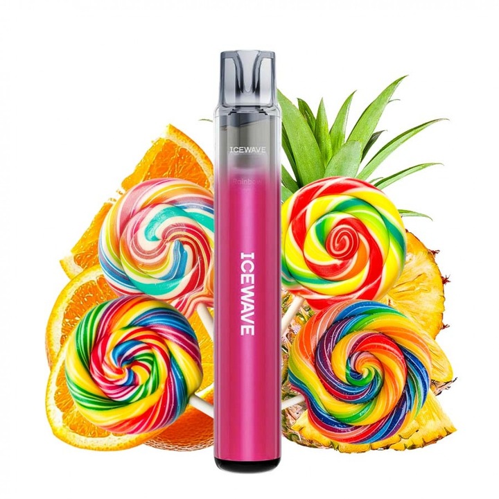 Kit țigară electronică Icewave E1, 1000 pufuri, 2ml, 20mg, roz plumb, reincarcabil