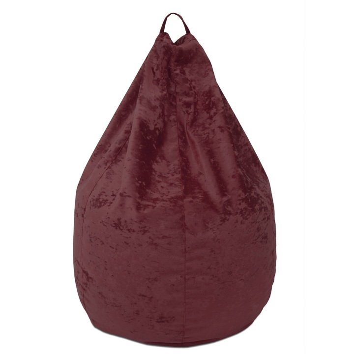 Fotoliu puf Mara - stofa E42 - bordo