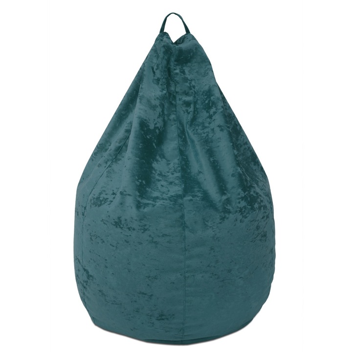 Fotoliu puf Mara - stofa E22 - turcoaz