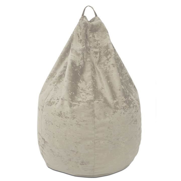 Fotoliu puf Mara - stofa E04 - crem