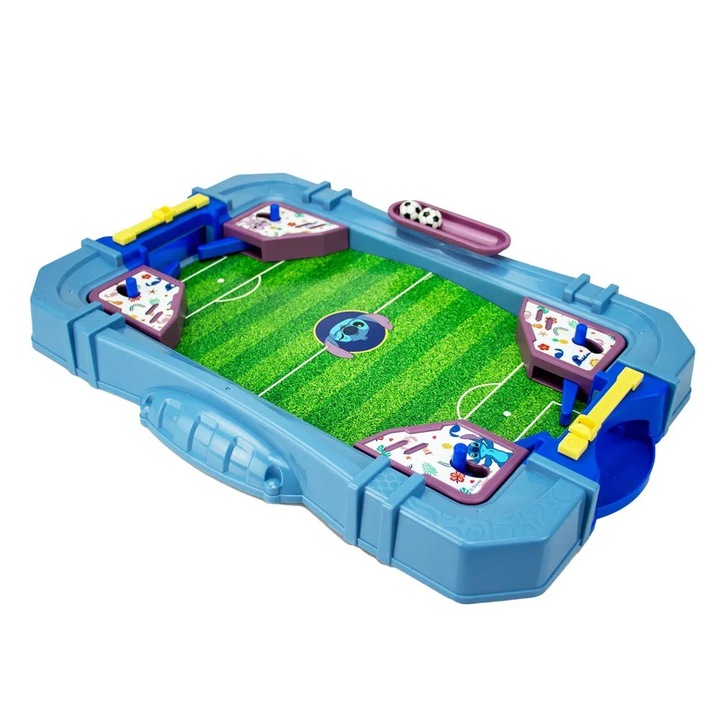 Set fotbal de masa Disney Stitch, joc interactiv, 4 ani, dimensiune compacta, culori vesele