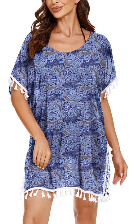 Strandruha, COSSEN, sifon, kék, XL