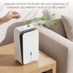 Dezumidificator SeveShop® Portabil 2.5 L Pentru Camera, Dezumidificator Aer Cu Aromaterapie, 2 Moduri High Sleep, Ultra Silent Sub 45 dB, 7 Culori LED, Oprire Automata La Umplere, Furtun Drenaj, 10 Mp, Design Compact Cu Maner, Dormitor, Baie, Birou