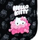 Ghiozdan scolar ortopedic pentru fete 9–12 ani, negru, Hello Kitty, cu elemente reflectorizante, Kite