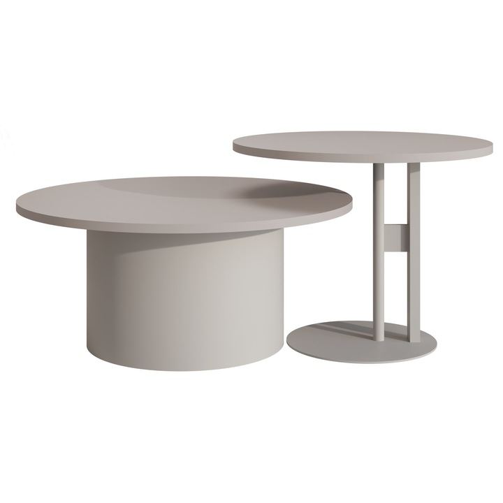 Masuta de cafea Monar – set de 2, MIRJAN 24, casmir, 75x75x45 cm