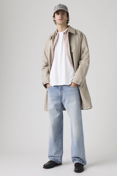 Levi's, Blugi relaxed 501, Albastru deschis