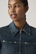 Levi's, Вталено дънково яке с цип, Прашно синьо