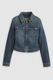 Levi's, Вталено дънково яке с цип, Прашно синьо