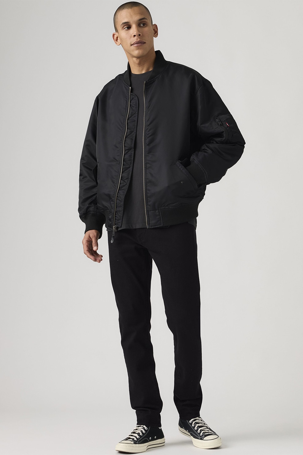 Levi's, Blugi regular-fit, Negru, W34-L32 - eMAG.ro