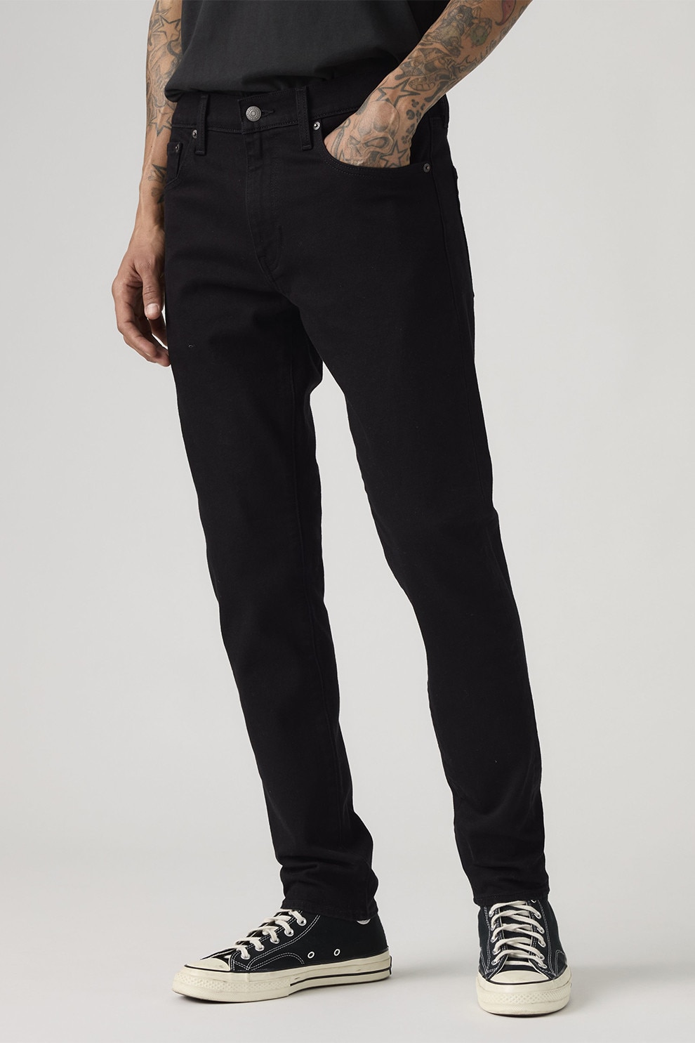 【W34 L32】 europe levi's black engineered Levi's, Blugi regular-fit, Negru, W34-L32 - eMAG.ro