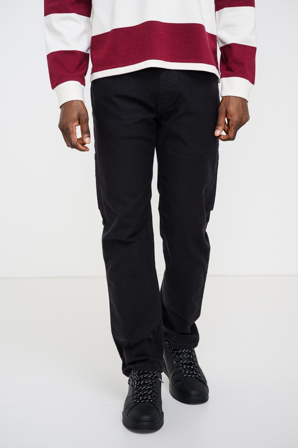 Levi's, Pantaloni regular fit Utility 505™, Negru, W32-L32