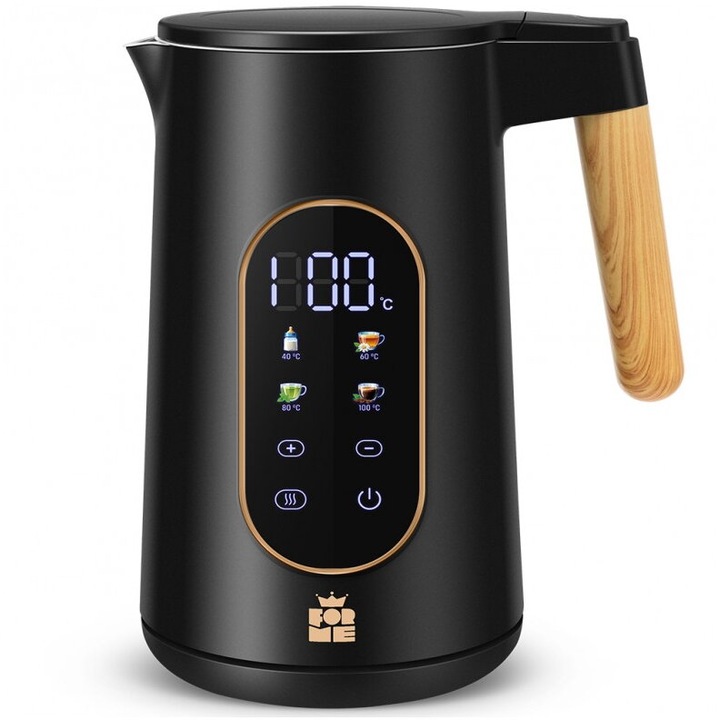 Kettle Forme FKG-5017, 2200 W, 1.7 l, Negru