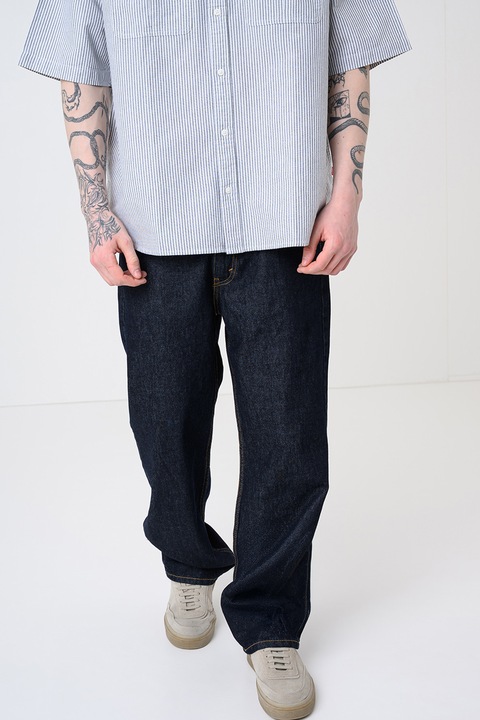 Levi's, 565™ bő szárú straight fit farmernadrág, Sötétkék