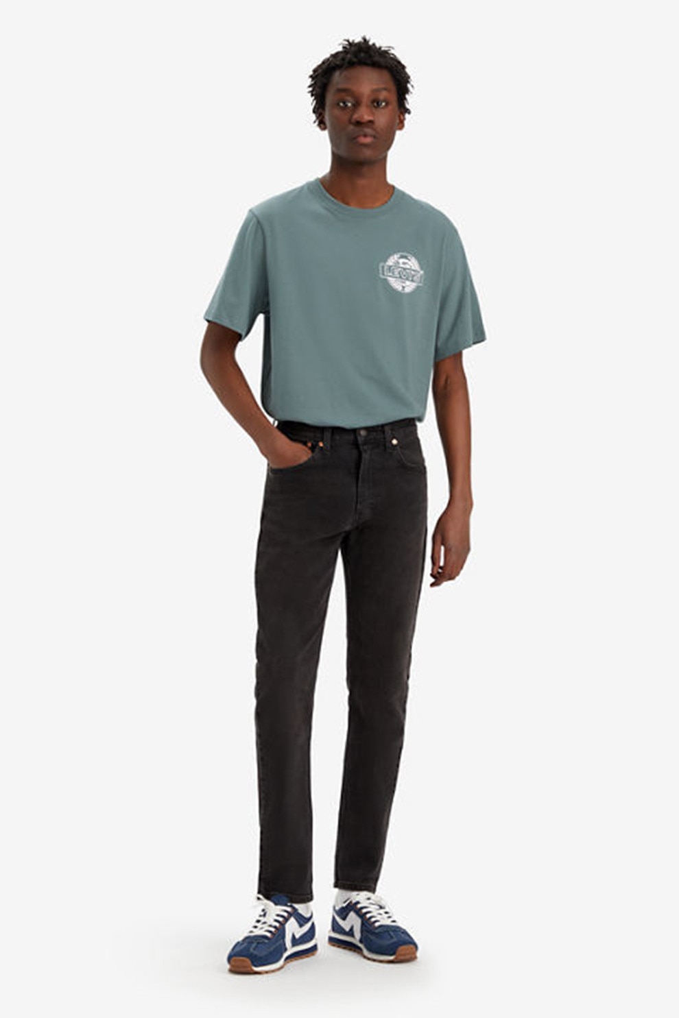 Levi's, Blugi slim fit fit 515™, Gri inchis, W31-L32