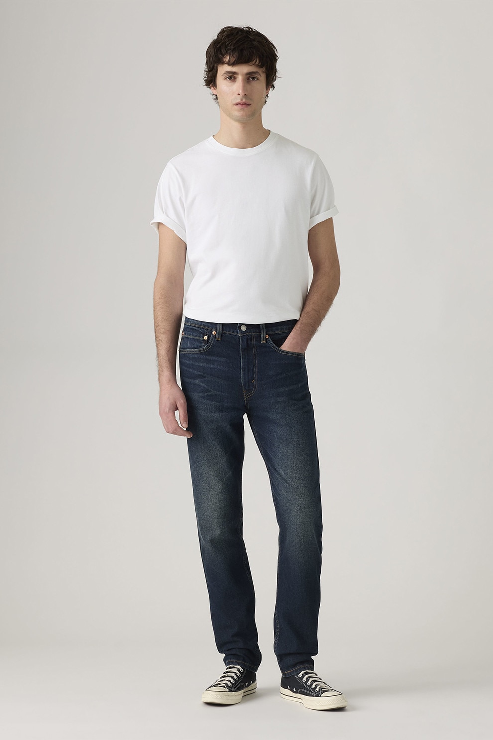 Levi's, Blugi slim fit fit 515™, Albastru inchis, W31-L32