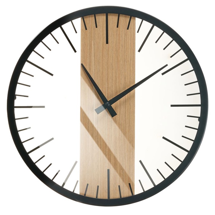 Ceas de perete Villora 38 cm Maro/Negru