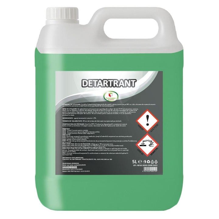 Detartrant, KOOBIC, 5l, lichid, pentru curățare toalete, căzi, chiuvete