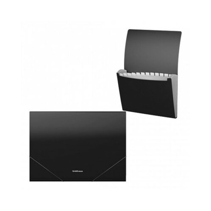 Mapa 13 compartimente Matt Classic Neagra, ErichKrause