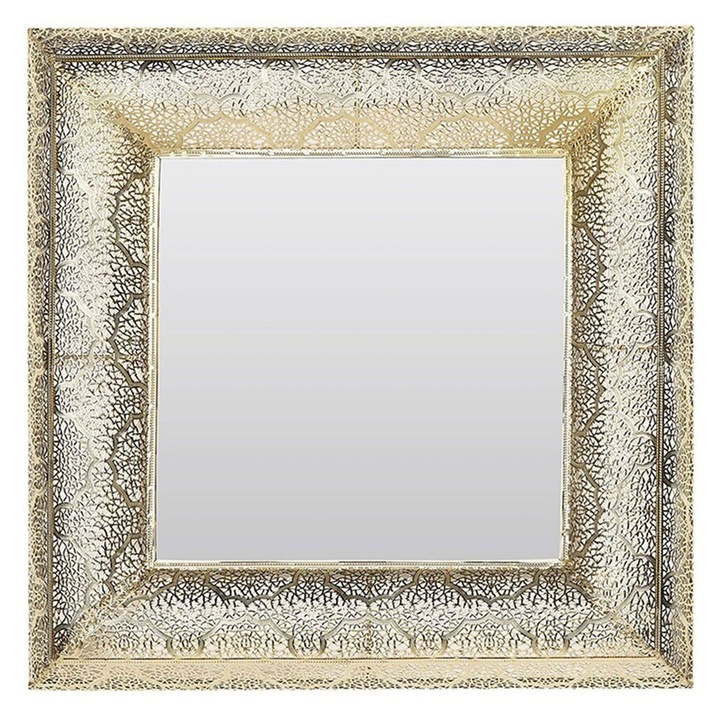 Oglinda de perete Plerin 60 cm Metal Auriu