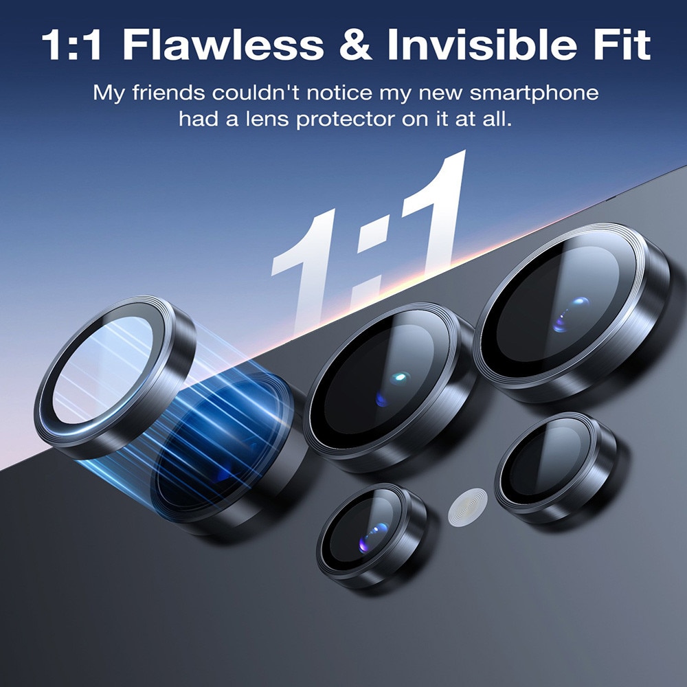 Folie Camera pentru Samsung Galaxy S26 Ultra - Torras Lensguard Camera Protector - Black