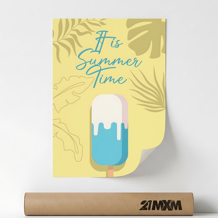 Poster Decorativ Tematica Bar & Cocktail - 'Bar 563', Material Textil, 21MXM, A4 (21 x 29.7 cm), Fara Rama