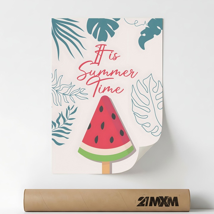 Плакат Декоративен с Тематика Бар & Коктейл - 'Bar 567', Текстилен Материал, 21MXM, 30 x 40 см, Без Рамка